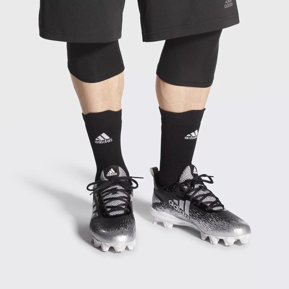 Adidas Adizero Afterburner V MD Spikes De Beisbol Negros Para Hombre (MX-56545)